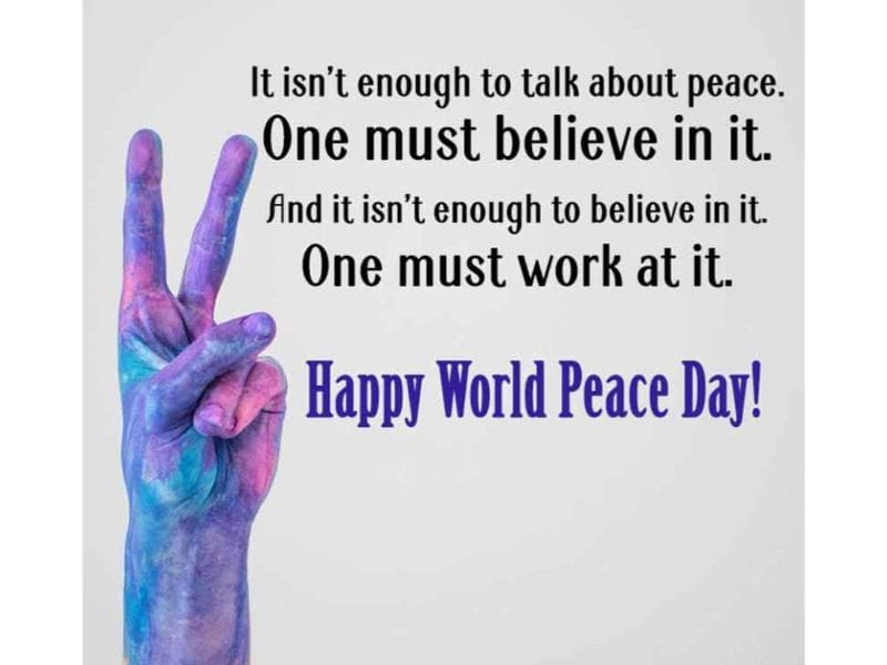World peace Day ImagesQuotes