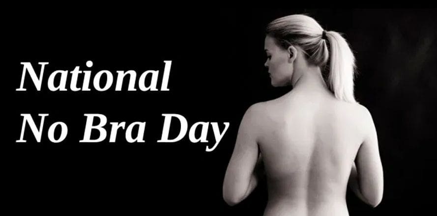 National No bra Day Images