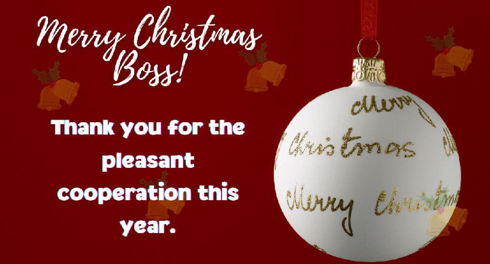 Christmas Quotes For Boss