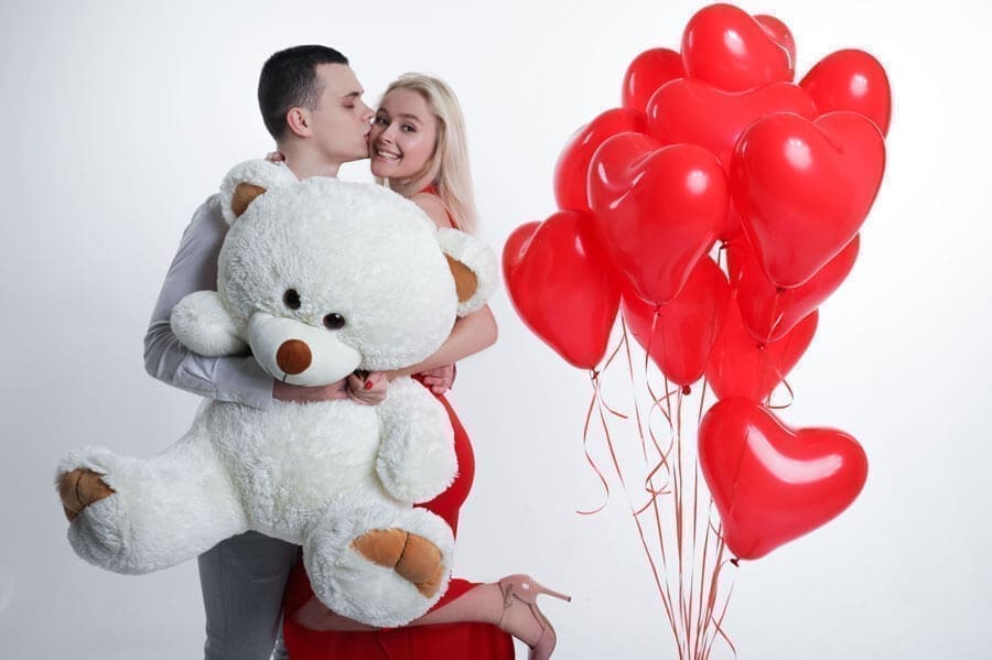 Couple with Teddy