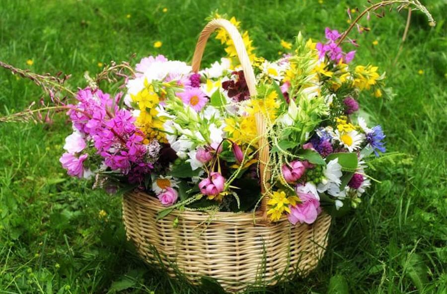 Happy May Day Basket