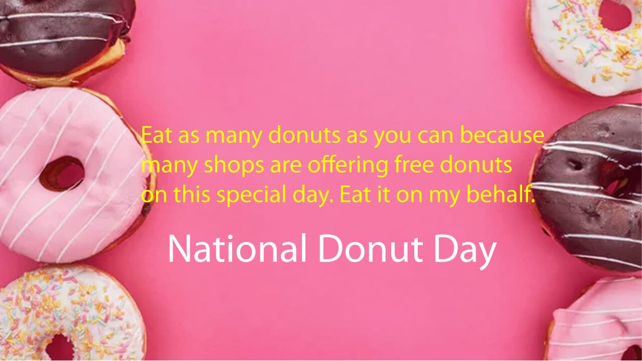 Donut Day Wishes Images
